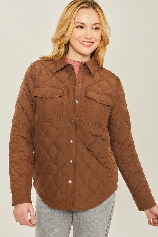 Women’s Woven Solid Bust Pocket Shacket | Zarnesh