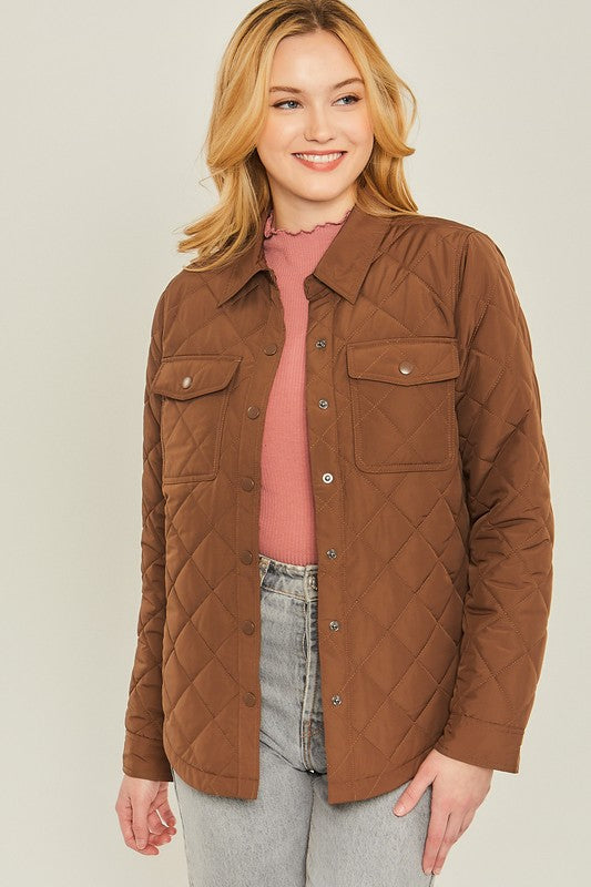 Women’s Woven Solid Bust Pocket Shacket | Zarnesh