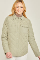 Women’s Woven Solid Bust Pocket Shacket | Zarnesh