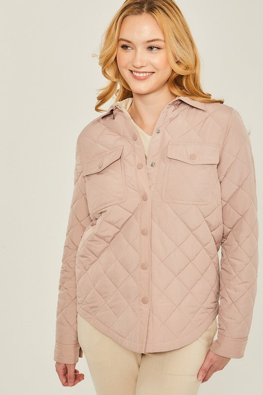 Women’s Woven Solid Bust Pocket Shacket | Zarnesh