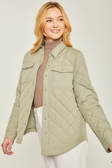 Women’s Woven Solid Bust Pocket Shacket | Zarnesh