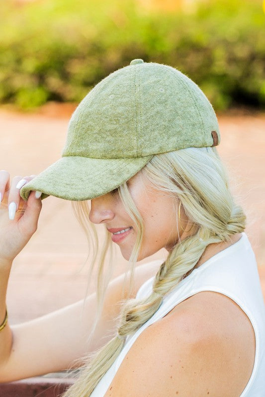 Women's CC Terry Cloth Baseball Hat | Zarnesh