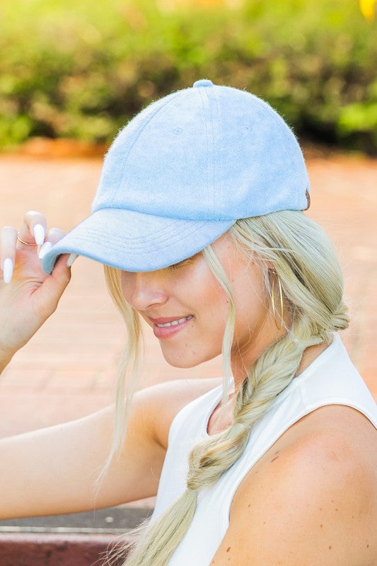 Women's CC Terry Cloth Baseball Hat | Zarnesh