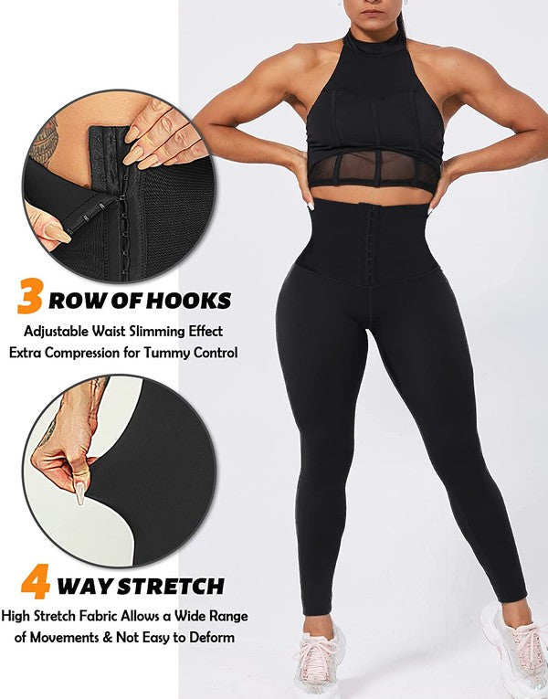 Corset Waist Buttery Soft Leggings Body Shaper | Zarnesh