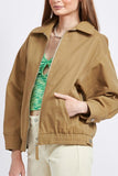 Women Collared Oversized Jacket | Zarnesh