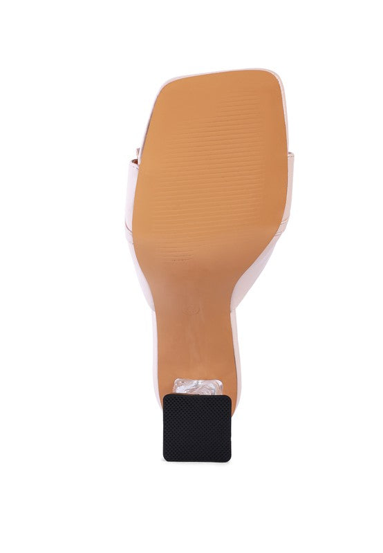 WOMEN'S FANTASY CLEAR HEEL JEWEL SANDAL | ZARNESH