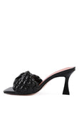 Women's CELIE Woven Strap Mid Heel Sandals | Zarnesh