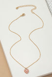 Women's Checker Heart Pendant Necklace | Zarnesh