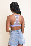  Women Floral Lattice Bralette Zarnesh