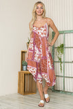 Women Regular Harem Loose Fit Patchwork Sleeveless Jumpsuit Zarnesh