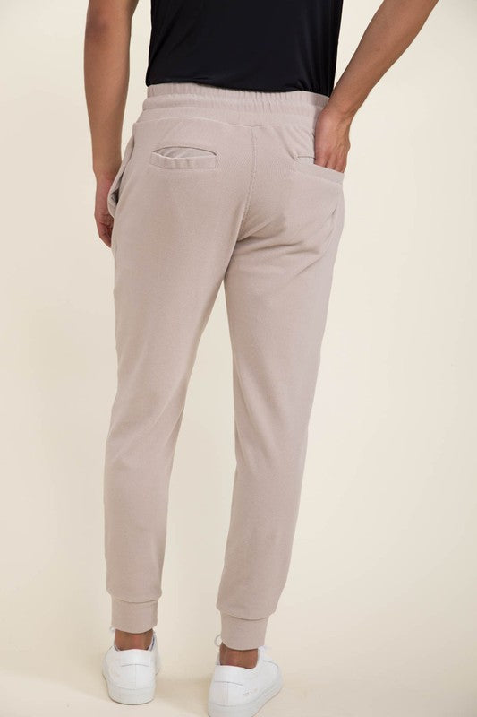 Men Micro-Ribbed Joggers | Zarnesh