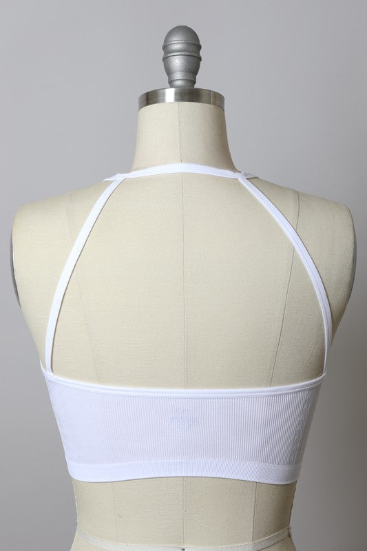 Women Seamless Longline Pullover Bralette Zarnesh