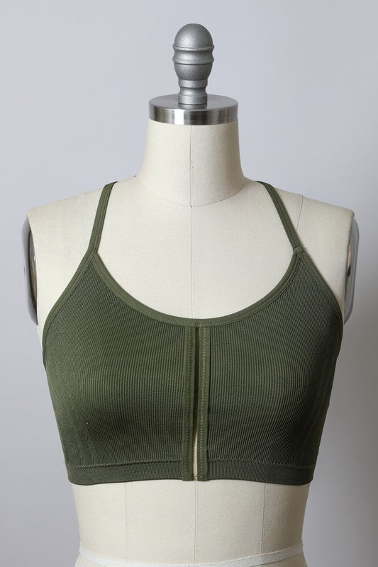 Women Seamless Longline Pullover Bralette Zarnesh
