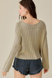 Women V-Neck Crop Sweater | Zarnesh