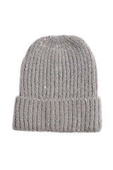 Women Knitted Sequin Beanie | Zarnesh