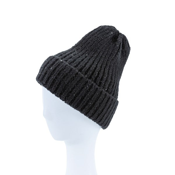 Women Knitted Sequin Beanie | Zarnesh