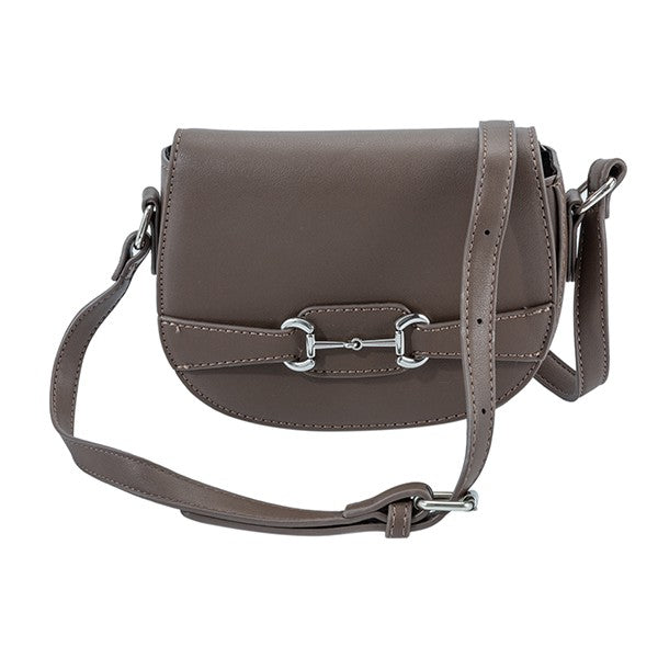 Women PU Leather Mini Saddle Crossbody Bag | Zarnesh