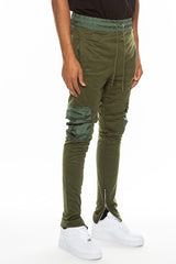 Men's Heathered Cotton Blend Joggers | Zarnesh