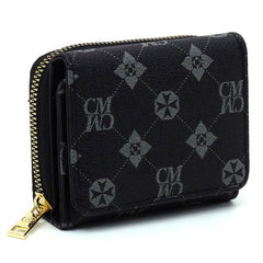 Women CM Monogram Tri-fold Wallet | Zarnesh