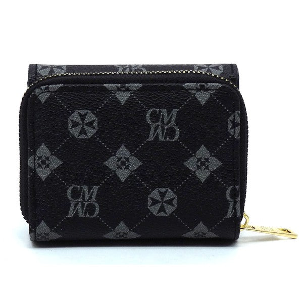 Women CM Monogram Tri-fold Wallet | Zarnesh