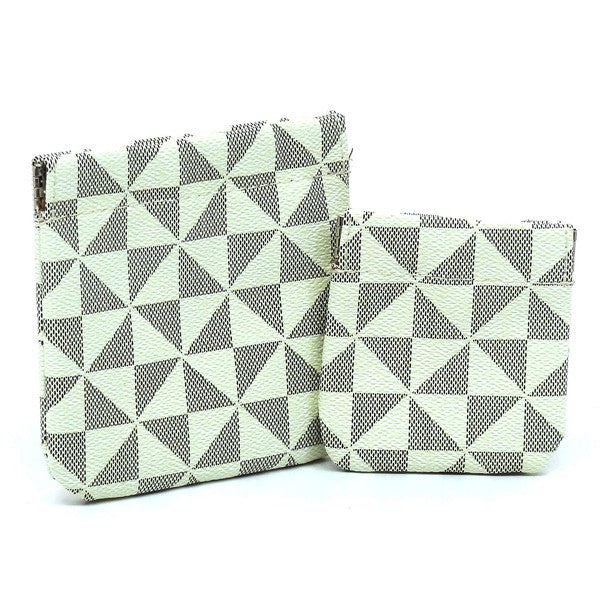 Women PM Monogram Spring Zip 2-in-1 Coin Purse | Zarnesh