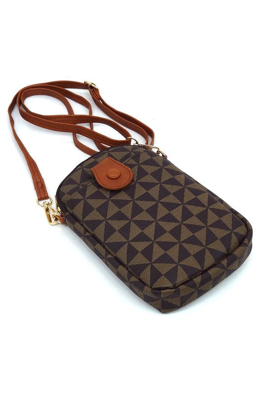 Women PM Monogram Mini Crossbody Bag Cell Phone Purse | ZarneshPhone Purse