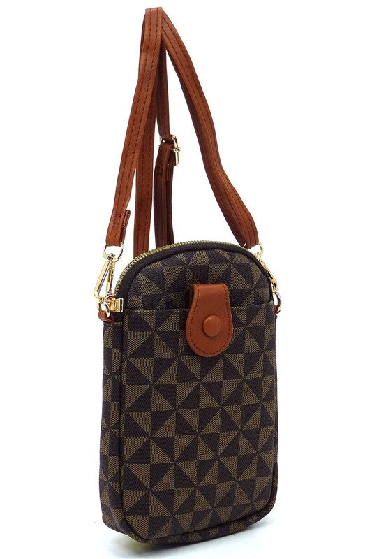 Women PM Monogram Mini Crossbody Bag Cell Phone Purse | Zarnesh