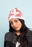 Women Tie Dye Cable Knit Beanie | Zarnesh