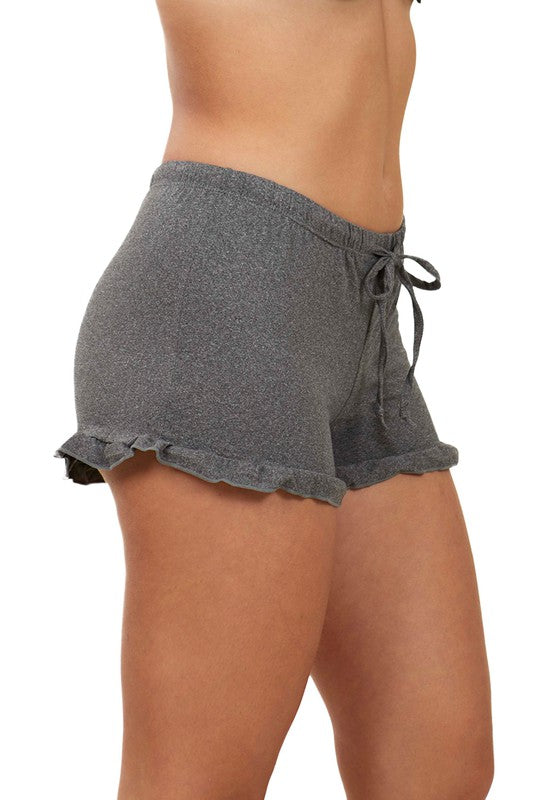 Women's Summer Stylish Comfort 2-Pack At-Home Ruffle Hem Shorts | Zarnesh