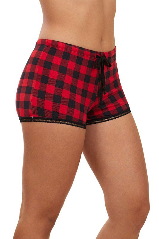 Women's Lounge Shorts Lace Trim Comfort 2-Pack Short | Zarnesh