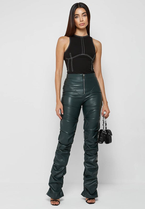 WOMEN'S SEXY PU LEATHER PANTS | ZARNESH