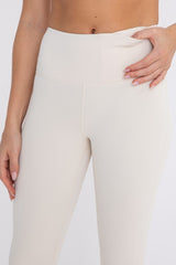 Women Jacquard Ribbed High-Waisted Leggings | Zarnesh