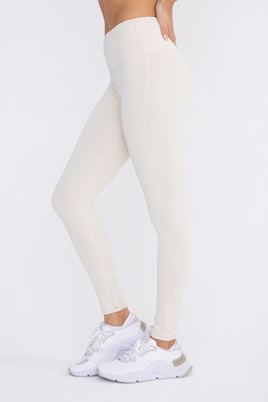 Women Jacquard Ribbed High-Waisted Leggings | Zarnesh