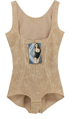 Women's Floral Mesh Body Shaper With Straps 65011 zarnesh.com