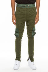 Men's Heathered Cotton Blend Joggers | Zarnesh