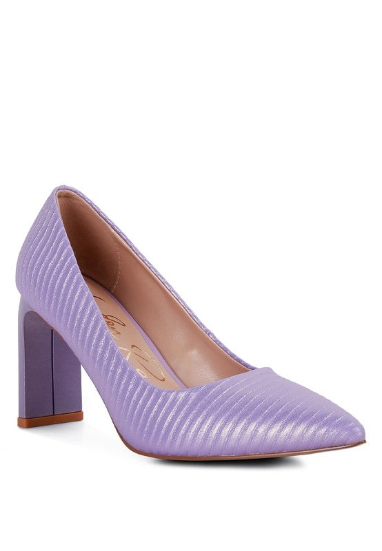 Women's Tickles Italian Block Heel Pumps | Zranesh