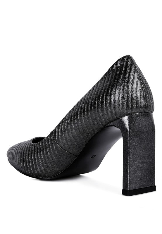 Women's Tickles Italian Block Heel Pumps | Zranesh