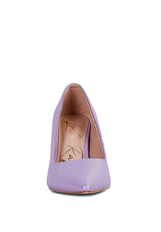 Women's Tickles Italian Block Heel Pumps | Zranesh