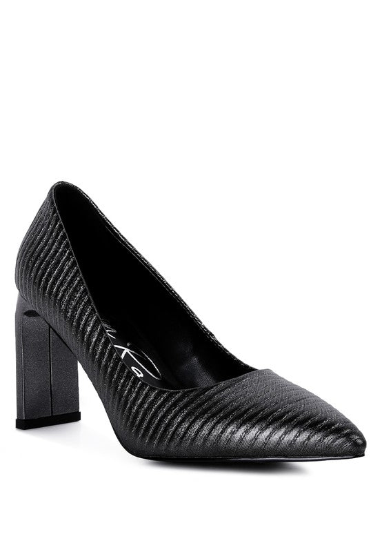 Women's Tickles Italian Block Heel Pumps | Zranesh