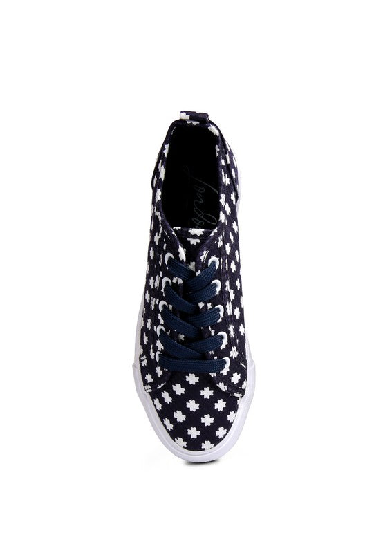 Women's Glam Doll Knitted Sliver Platform Sneakers| Zarnesh