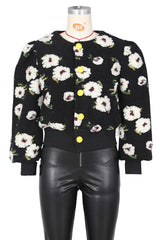 Women 3D Flower Sexy Fashion Outerwear Jacket | Zarnesh