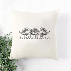 Add a Touch of Nature with the 'Leave Her Wild' Pillow Cover | Zarnesh