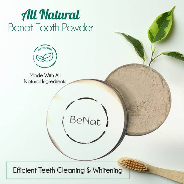 All-Natural Tooth Powder Refill Bag - Sustainable Dental Care for a Fresh Smile | Zarnesh