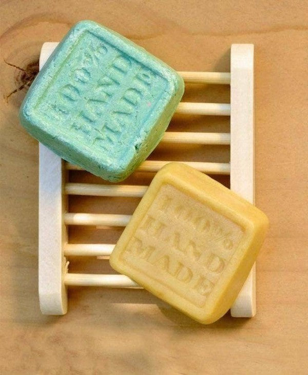 Natural Bamboo Soap Bar Dish - Eco-Friendly Holder for Sustainable Bathing | Zarnesh