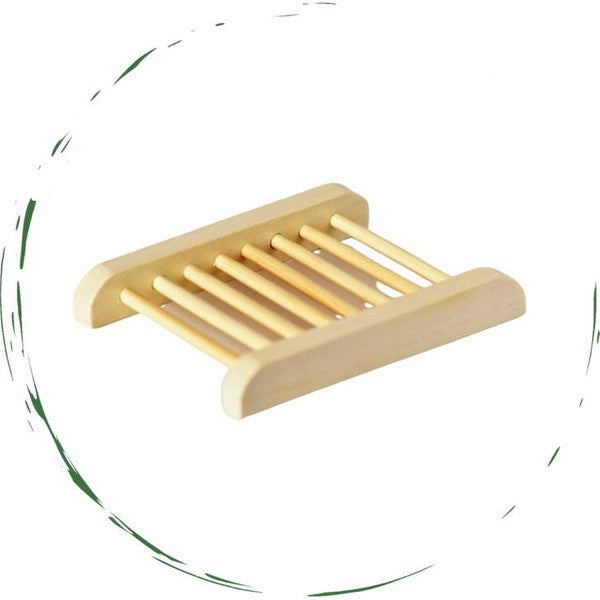 Natural Bamboo Soap Bar Dish - Eco-Friendly Holder for Sustainable Bathing | Zarnesh