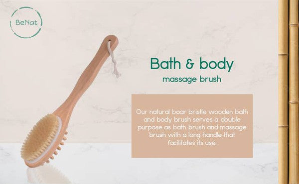 Revitalize Your Routine with Bath/Body Massage Brush | Zarnesh