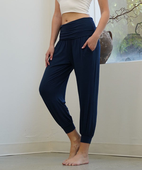 Women's Bamboo Yoga Joggers Loose Workout Sweat Pants | Zarnesh