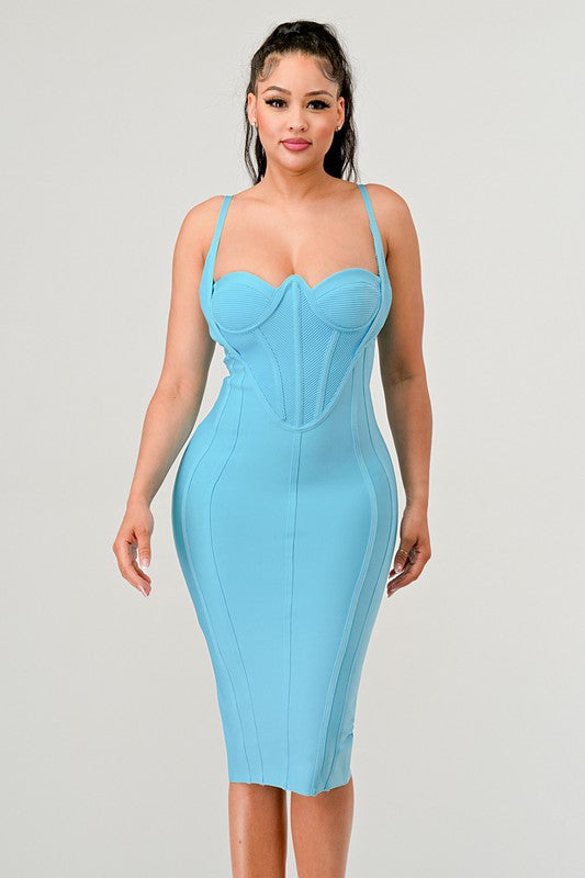 Women Athina Formal Zipper Corset Bandage Mini dress | Zarnesh