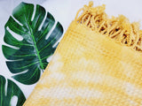 Four Pack Honeycomb Throw Blanket Lightweight Quick Dry XL Zarnesh