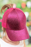 Women's CC Kids Glitter Pony Caps | Zarnesh